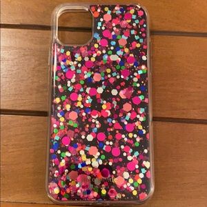 Kate Spade iPhone 11 case - party confetti glitter